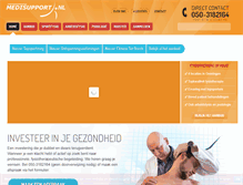 Tablet Screenshot of medisupport.nl